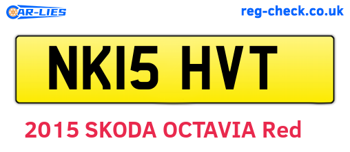 NK15HVT are the vehicle registration plates.