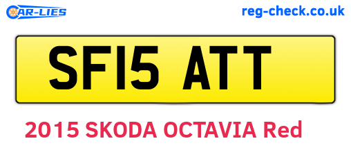SF15ATT are the vehicle registration plates.