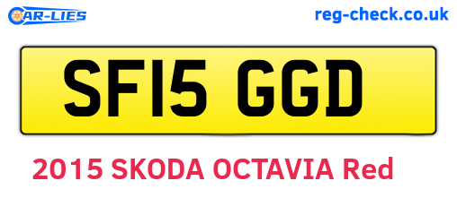 SF15GGD are the vehicle registration plates.
