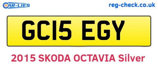 GC15EGY are the vehicle registration plates.