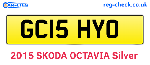 GC15HYO are the vehicle registration plates.