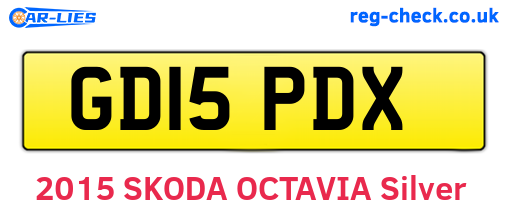 GD15PDX are the vehicle registration plates.