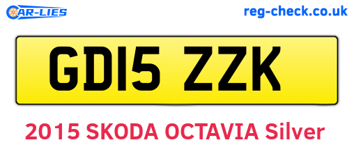 GD15ZZK are the vehicle registration plates.