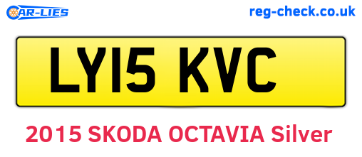 LY15KVC are the vehicle registration plates.