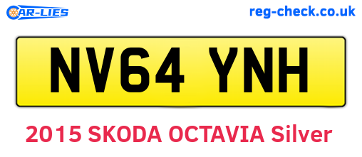 NV64YNH are the vehicle registration plates.