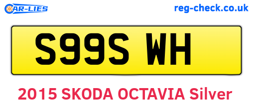 S99SWH are the vehicle registration plates.