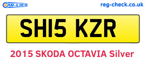 SH15KZR are the vehicle registration plates.