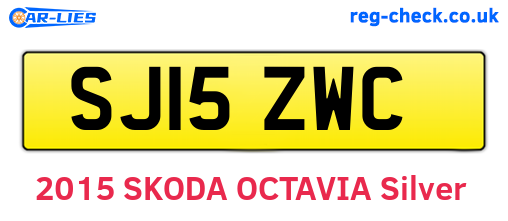 SJ15ZWC are the vehicle registration plates.