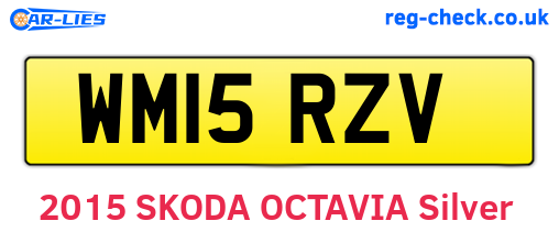 WM15RZV are the vehicle registration plates.