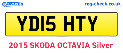 YD15HTY are the vehicle registration plates.