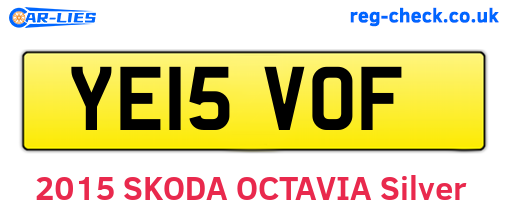 YE15VOF are the vehicle registration plates.