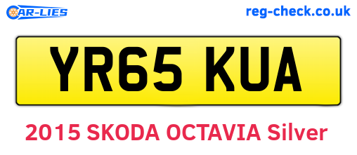 YR65KUA are the vehicle registration plates.