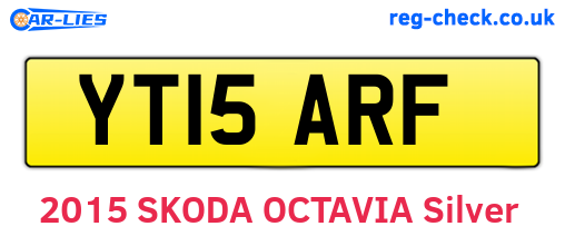 YT15ARF are the vehicle registration plates.