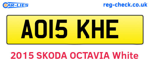 AO15KHE are the vehicle registration plates.
