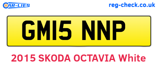 GM15NNP are the vehicle registration plates.