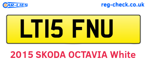 LT15FNU are the vehicle registration plates.
