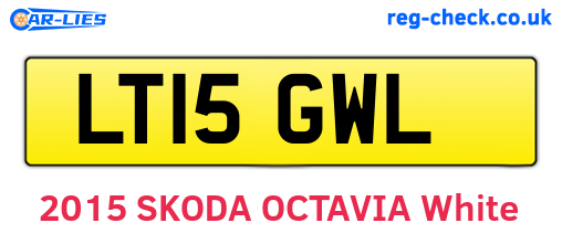 LT15GWL are the vehicle registration plates.