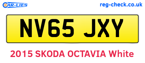 NV65JXY are the vehicle registration plates.