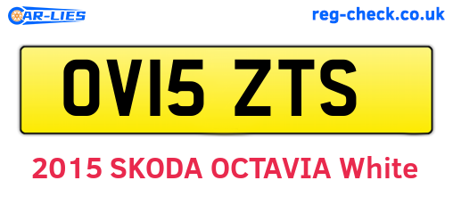 OV15ZTS are the vehicle registration plates.