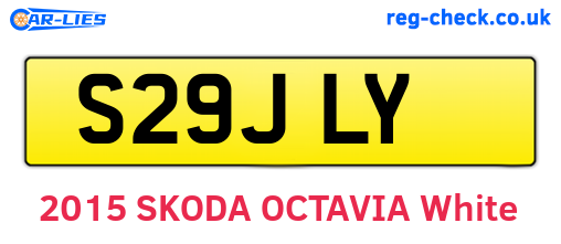 S29JLY are the vehicle registration plates.
