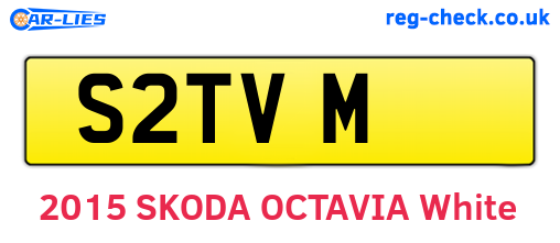 S2TVM are the vehicle registration plates.
