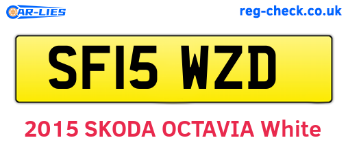 SF15WZD are the vehicle registration plates.