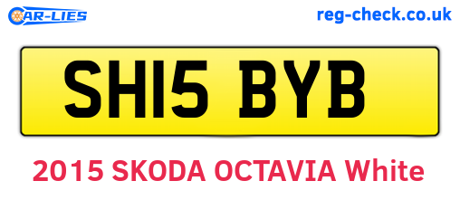 SH15BYB are the vehicle registration plates.