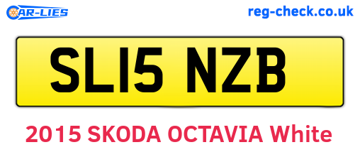 SL15NZB are the vehicle registration plates.
