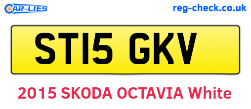 ST15GKV are the vehicle registration plates.