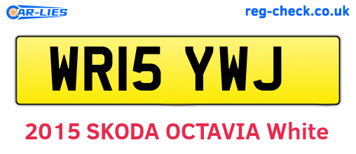 WR15YWJ are the vehicle registration plates.