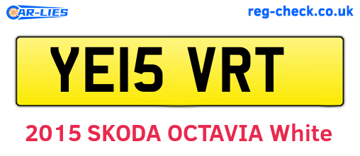 YE15VRT are the vehicle registration plates.