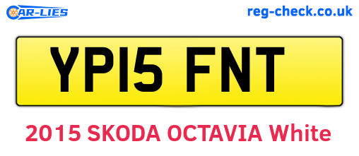 YP15FNT are the vehicle registration plates.