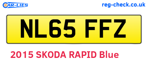 NL65FFZ are the vehicle registration plates.