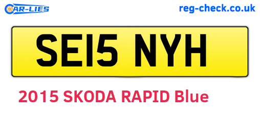 SE15NYH are the vehicle registration plates.