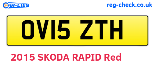 OV15ZTH are the vehicle registration plates.
