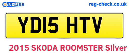 YD15HTV are the vehicle registration plates.