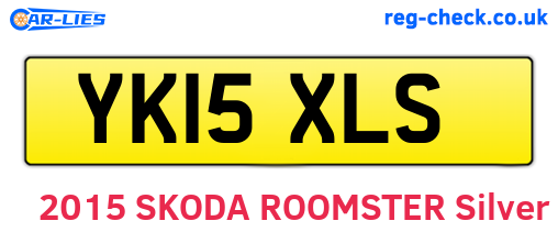 YK15XLS are the vehicle registration plates.