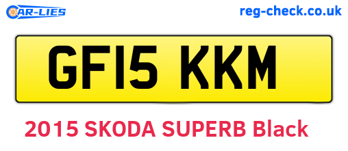 GF15KKM are the vehicle registration plates.