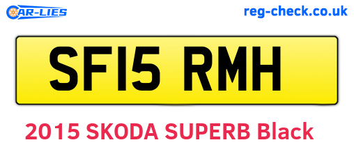 SF15RMH are the vehicle registration plates.