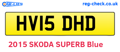HV15DHD are the vehicle registration plates.