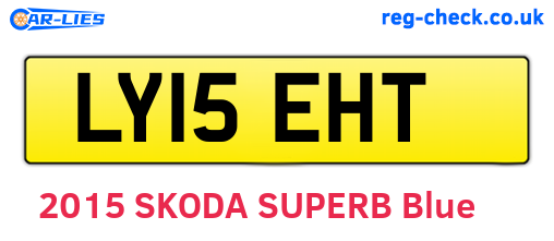 LY15EHT are the vehicle registration plates.