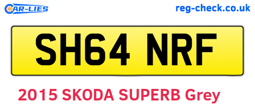 SH64NRF are the vehicle registration plates.