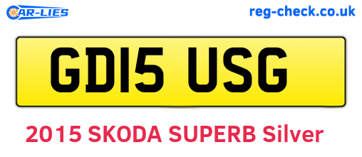 GD15USG are the vehicle registration plates.