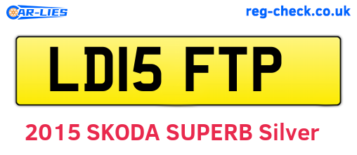 LD15FTP are the vehicle registration plates.