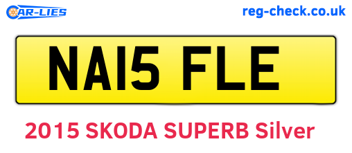 NA15FLE are the vehicle registration plates.