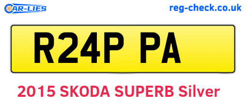 R24PPA are the vehicle registration plates.