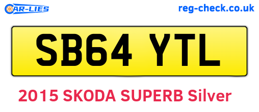 SB64YTL are the vehicle registration plates.