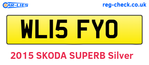WL15FYO are the vehicle registration plates.