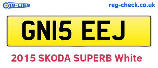 GN15EEJ are the vehicle registration plates.