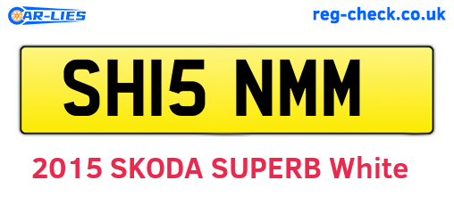 SH15NMM are the vehicle registration plates.